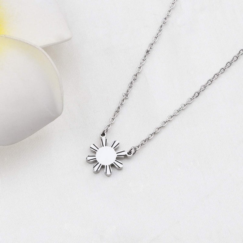 MYOSPARK Philippines Sun Necklace - Star Necklace Philippine Pride Jewelry Gift For Filipino - Image 4